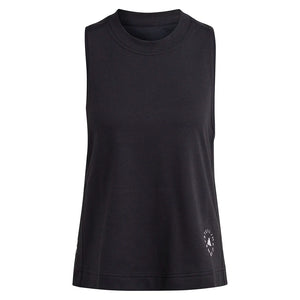 Women`s Stella McCartney Logo Tank Top Black Apparel Adidas