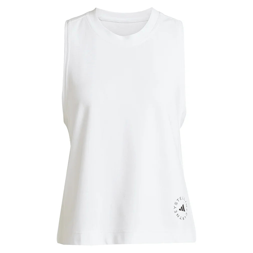Women`s Stella McCartney Logo Tank Top White Apparel Adidas