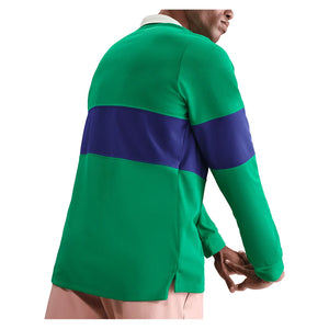 Men`s Paris Court Dri-FIT Advantage Slam Long Sleeve Tennis Polo Apparel Nike
