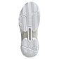Women's CourtJam Control 3 Tennis Shoes White and Silver Metallic Adidas
