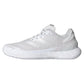 Womens Defiant Speed 2 Tennis Shoes White and Grey One Footwear Adidas