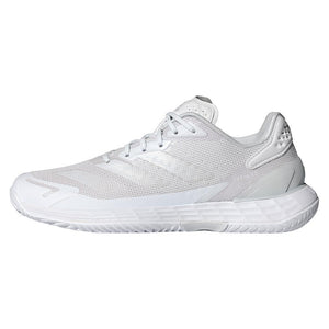 Womens Defiant Speed 2 Tennis Shoes White and Grey One Footwear Adidas