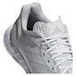 Womens Defiant Speed 2 Tennis Shoes White and Grey One Footwear Adidas
