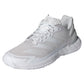 Womens Defiant Speed 2 Tennis Shoes White and Grey One Footwear Adidas
