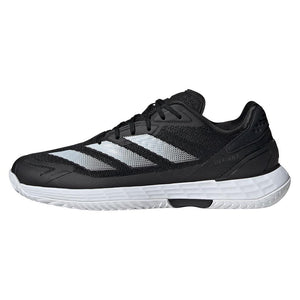 Mens Defiant Speed 2 Tennis Shoes Core Black and White Footwear Adidas