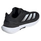 Mens Defiant Speed 2 Tennis Shoes Core Black and White Footwear Adidas