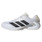 Men`s Adizero Ubersonic 5 Tennis Shoes White and Core Black Footwear Adidas