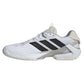 Men`s Adizero Ubersonic 5 Tennis Shoes White and Core Black Footwear Adidas