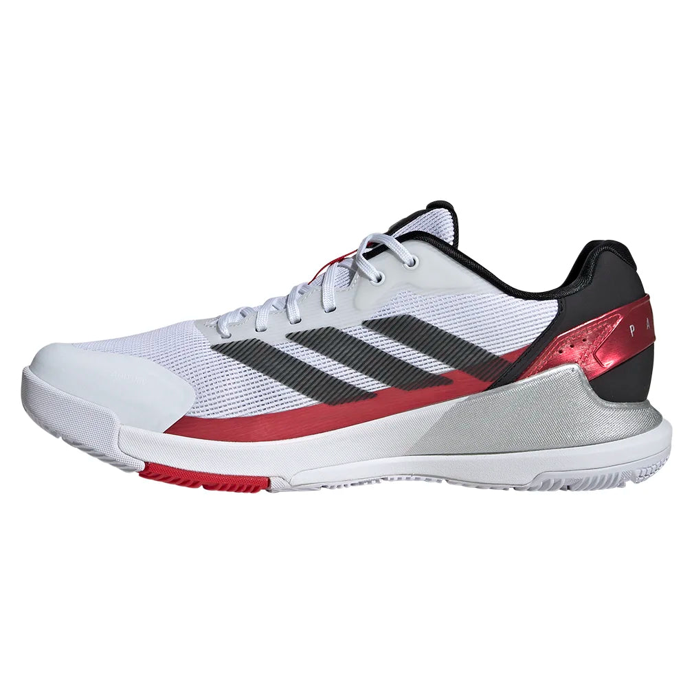 Men`s Crazyquick LS Padel Shoes Footwear White and Lucid Red Footwear Adidas