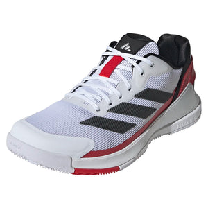 Men`s Crazyquick LS Padel Shoes Footwear White and Lucid Red Footwear Adidas