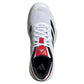 Men`s Courtquick Padel Shoes Footwear White and Lucid Red Footwear Adidas