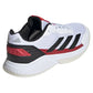 Men`s Courtquick Padel Shoes Footwear White and Lucid Red Footwear Adidas