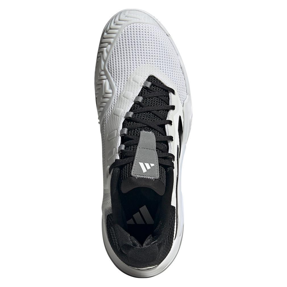 Men's Barricade 13 Tennis Shoes White and Core Black Adidas