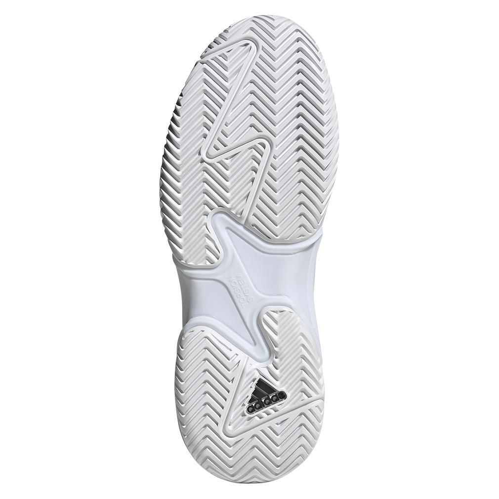 Men's Barricade 13 Tennis Shoes White and Core Black Adidas