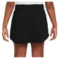 Girls` One Dri-FIT High-Waisted Skort Black and White Apparel Nike