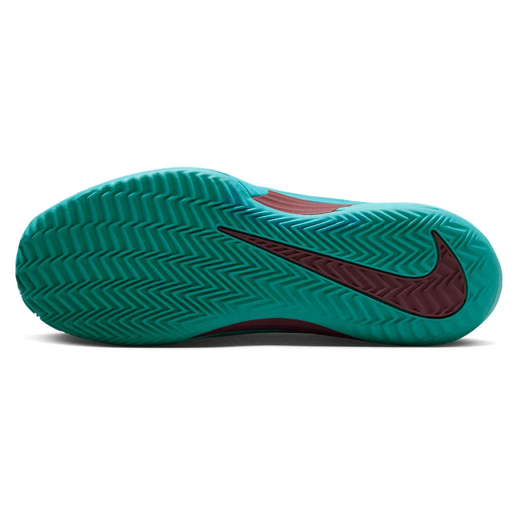 Women`s Vapor 12 PRM Clay Tennis Shoes Dusty Cactus and Dark Team Red Footwear Nike