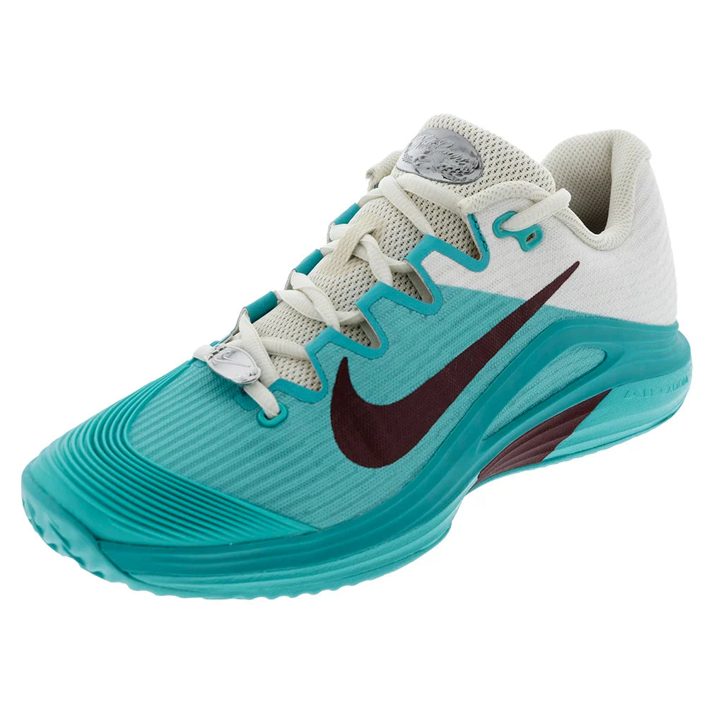 Women`s Vapor 12 PRM Clay Tennis Shoes Dusty Cactus and Dark Team Red Footwear Nike