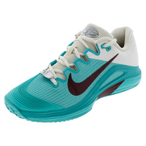 Women`s Vapor 12 PRM Clay Tennis Shoes Dusty Cactus and Dark Team Red Footwear Nike