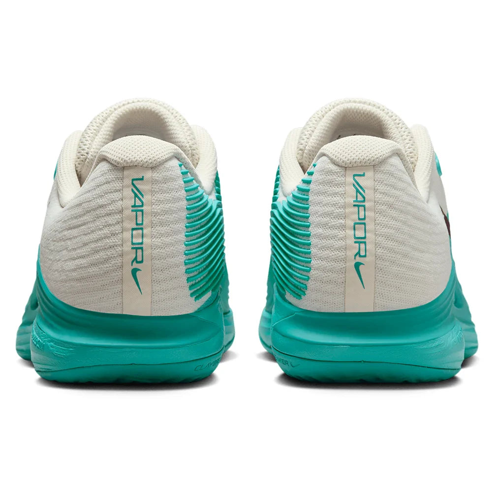 Women`s Vapor 12 PRM Clay Tennis Shoes Dusty Cactus and Dark Team Red Footwear Nike