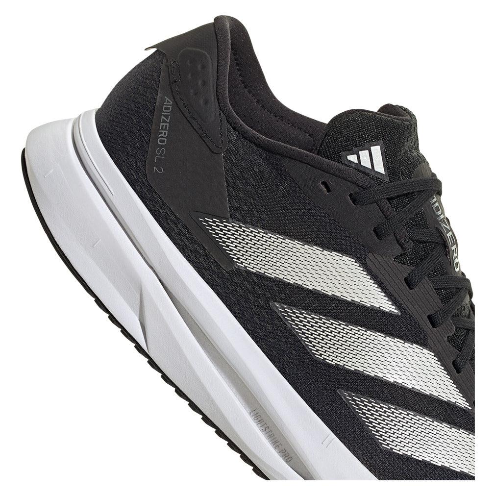 Women`s Adizero SL2 Running Shoes Core Black and Zero Metallic Footwear Adidas
