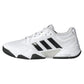 Mens Solematch Control 2 Tennis Shoes White and Black Blue Metallic Footwear Adidas