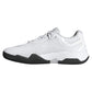 Mens Solematch Control 2 Tennis Shoes White and Black Blue Metallic Footwear Adidas