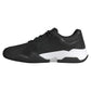 Mens Solematch Control 2 Tennis Shoes Core Black and Silver Metallic Footwear Adidas