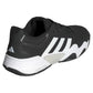 Mens Solematch Control 2 Tennis Shoes Core Black and Silver Metallic Footwear Adidas