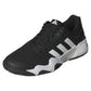 Mens Solematch Control 2 Tennis Shoes Core Black and Silver Metallic Footwear Adidas