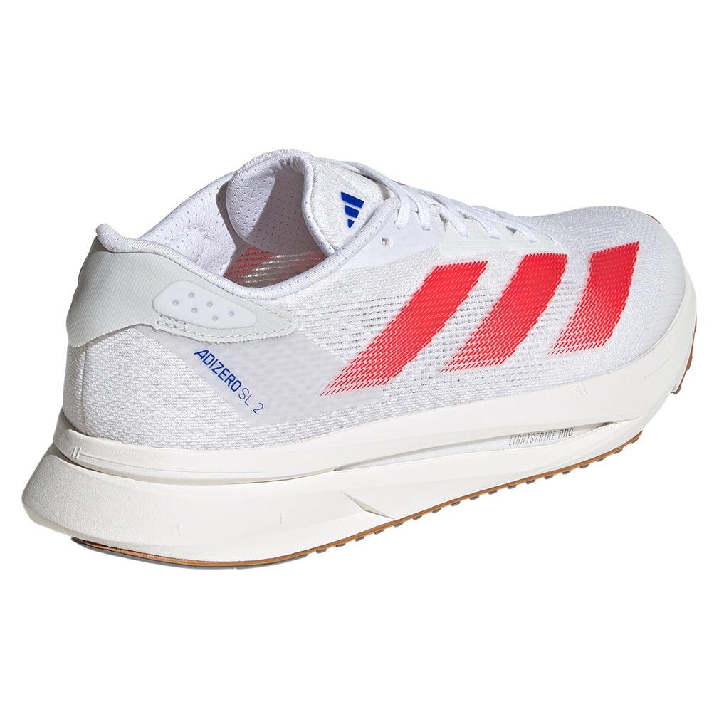 Women`s Adizero SL2 Running Shoes White and Pure Ruby Footwear Adidas