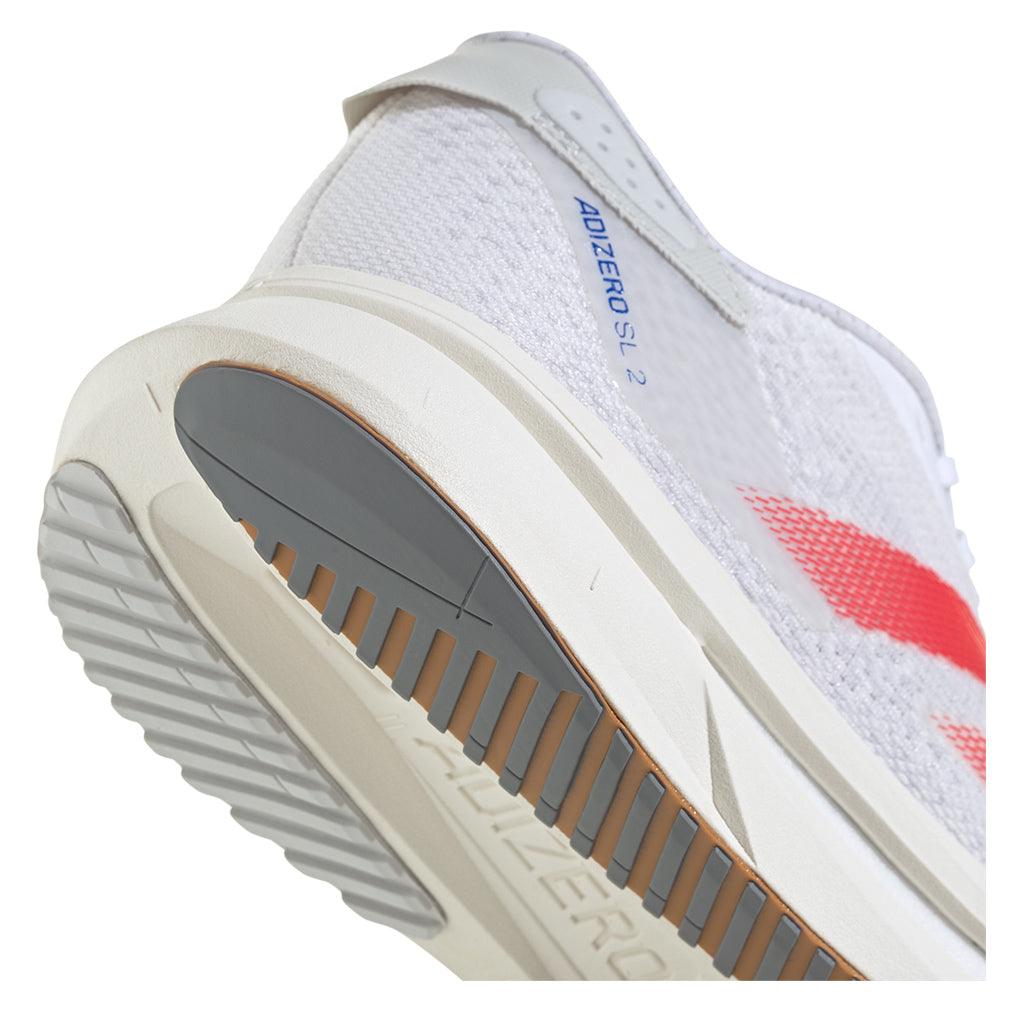 Women`s Adizero SL2 Running Shoes White and Pure Ruby Footwear Adidas