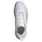 Women`s AvaFlash Tennis Shoes White and Metallic Silver Footwear Adidas