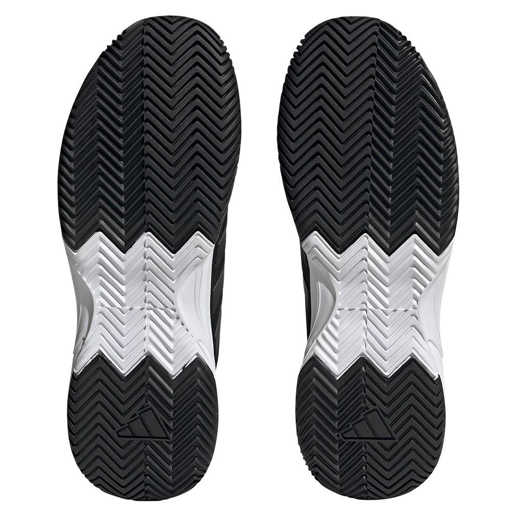 Mens Gamecourt 2 Tennis Shoes Black and White Footwear Adidas