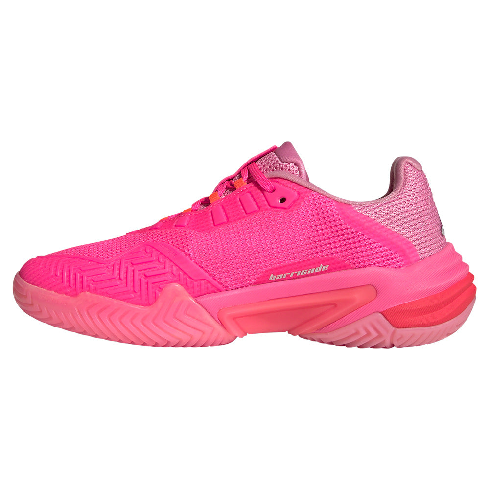 Women`s Barricade 13 Tennis Shoes Lucid Pink and Bliss Pink Footwear Adidas