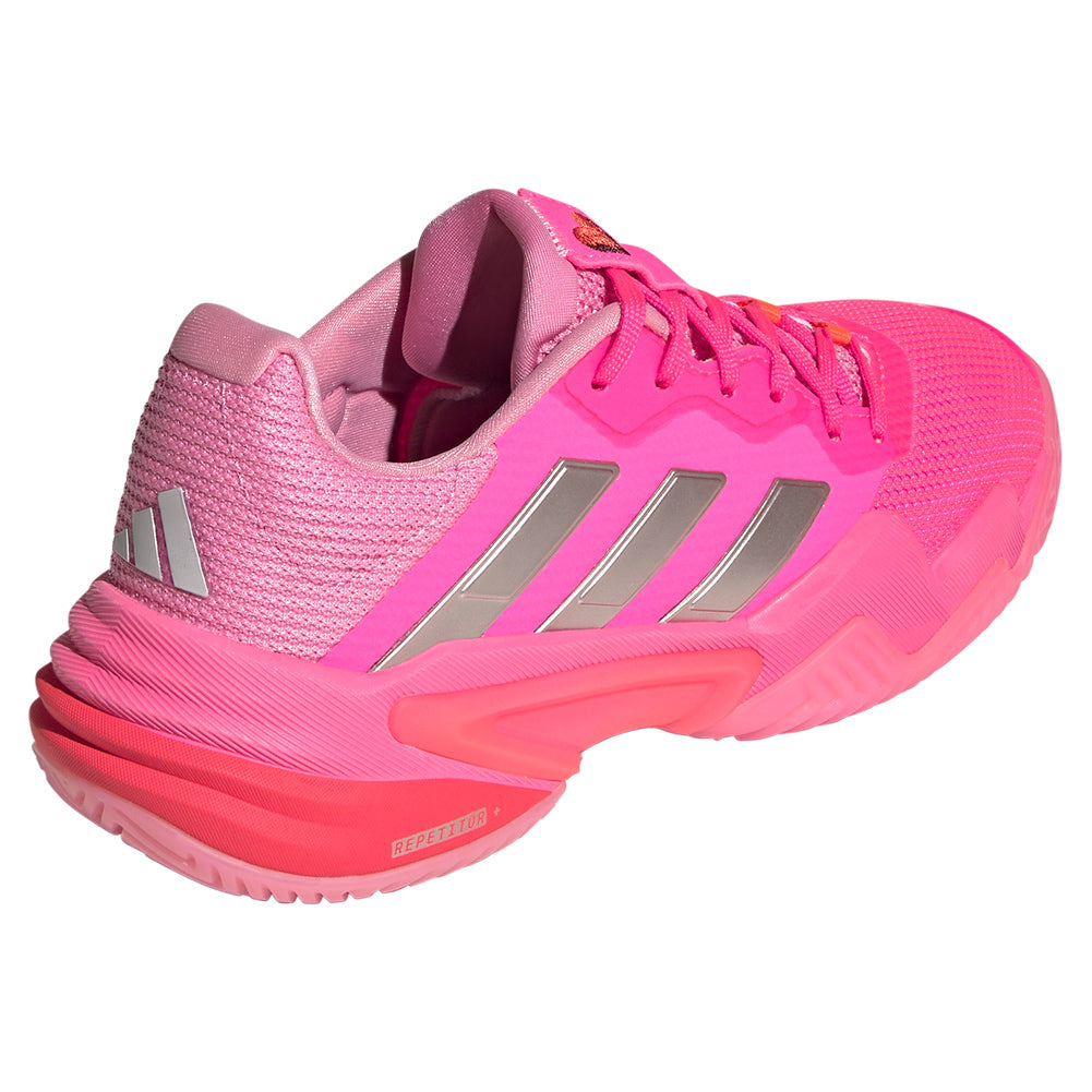 Women`s Barricade 13 Tennis Shoes Lucid Pink and Bliss Pink Footwear Adidas