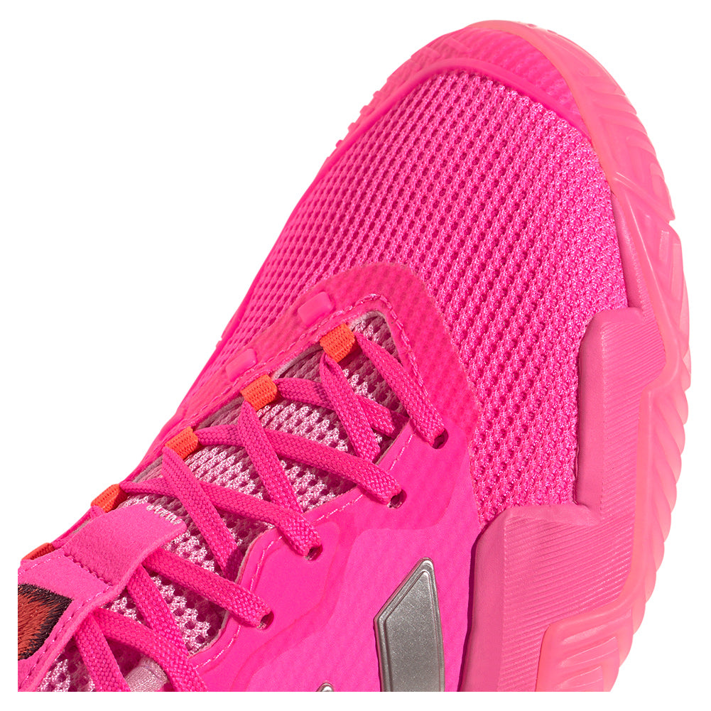 Women`s Barricade 13 Tennis Shoes Lucid Pink and Bliss Pink Footwear Adidas