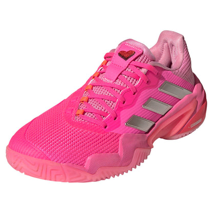 Women`s Barricade 13 Tennis Shoes Lucid Pink and Bliss Pink Footwear Adidas