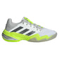 Women`s Barricade 13 Tennis Shoes White and Lucid Lemon Footwear Adidas