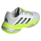 Women`s Barricade 13 Tennis Shoes White and Lucid Lemon Footwear Adidas