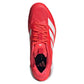 Men`s Adizero Ubersonic 5 Tennis Shoes Lucid Red and Zero Metallic Footwear Adidas