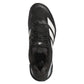 Men`s Adizero Ubersonic 5 Tennis Shoes Core Black and Silver Metallic Footwear Adidas