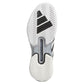Men`s Adizero Ubersonic 5 Tennis Shoes Core Black and Silver Metallic Footwear Adidas