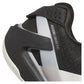 Men`s Adizero Ubersonic 5 Tennis Shoes Core Black and Silver Metallic Footwear Adidas