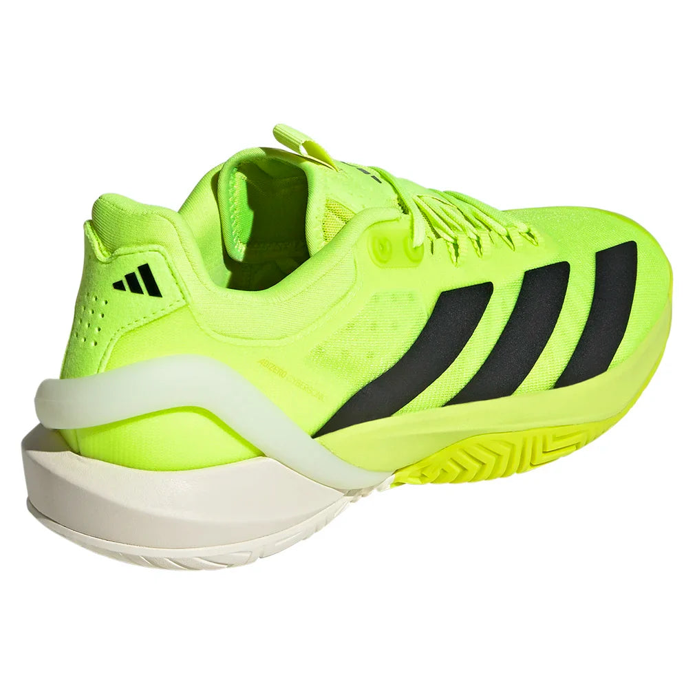 Men`s Adizero Cybersonic 2 Tennis Shoes Lucid Lemon and Core Black Footwear Adidas