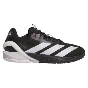 Men`s Adizero Cybersonic 2 Tennis Shoes Core Black and Carbon Footwear Adidas