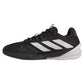 Men`s Adizero Cybersonic 2 Tennis Shoes Core Black and Carbon Footwear Adidas