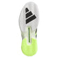 Men`s Adizero Ubersonic 5 Tennis Shoes Lucid Lemon and Core Black Footwear Adidas