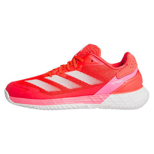 Women`s Defiant Speed 2 Tennis Shoes Lucid Red and Lucid Pink Footwear Adidas