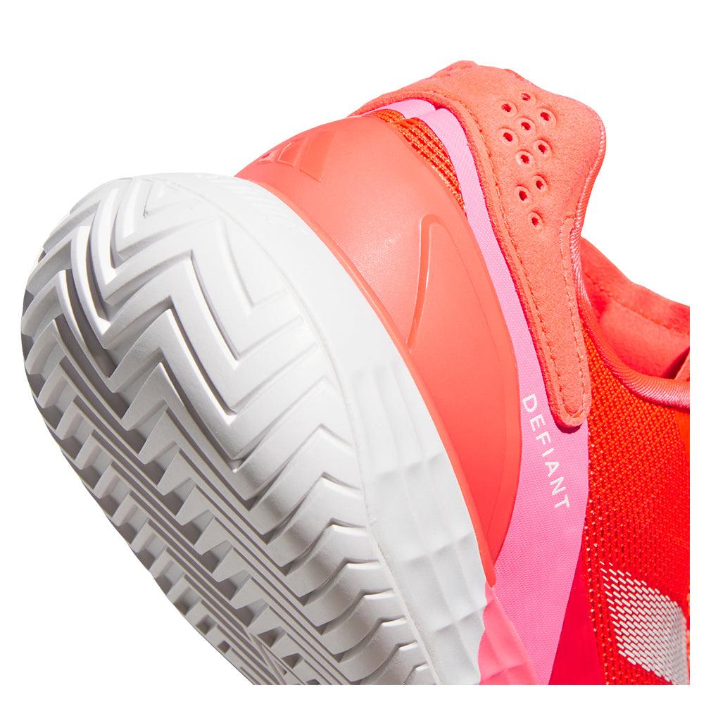 Women`s Defiant Speed 2 Tennis Shoes Lucid Red and Lucid Pink Footwear Adidas