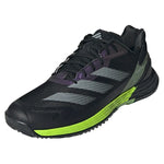 Men`s Defiant Speed 2 Tennis Shoes Lucid Lemon and Core Black Footwear Adidas